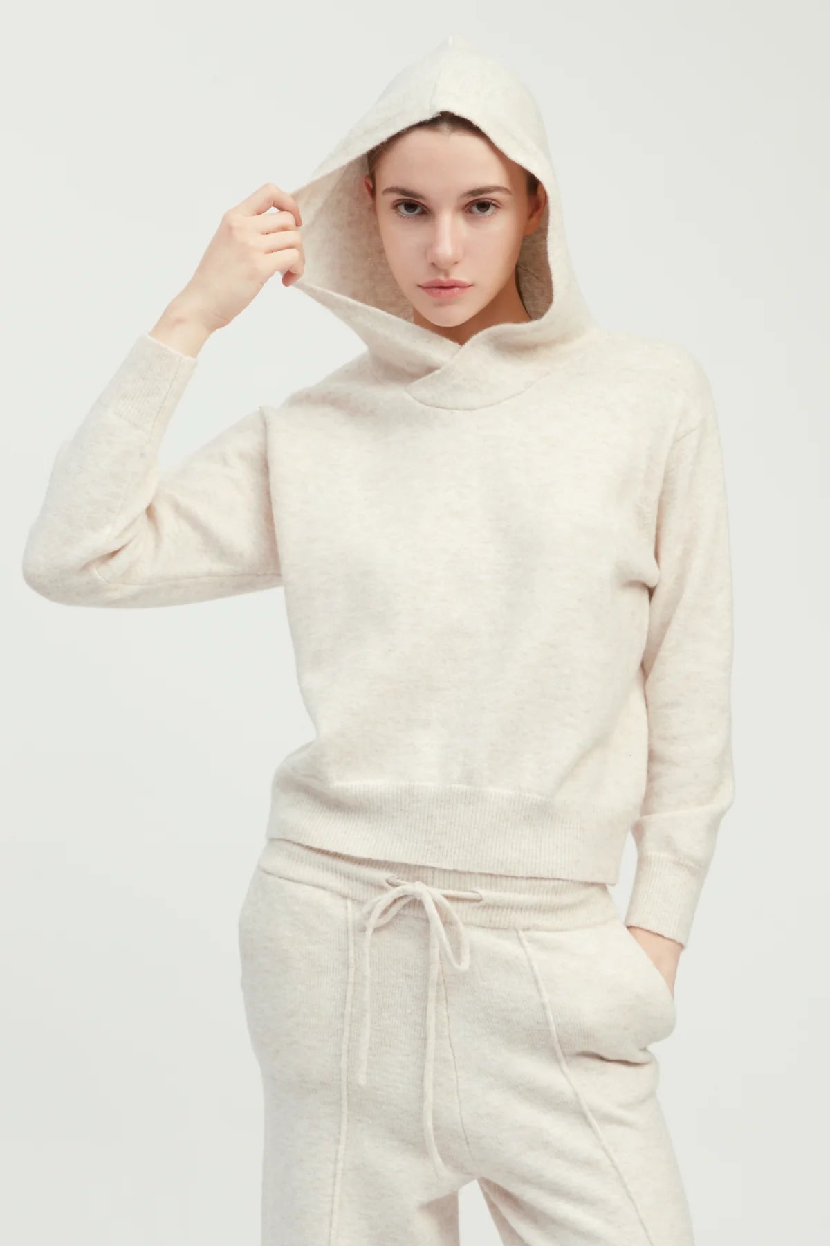 Soft Ease Hooded Knit Top