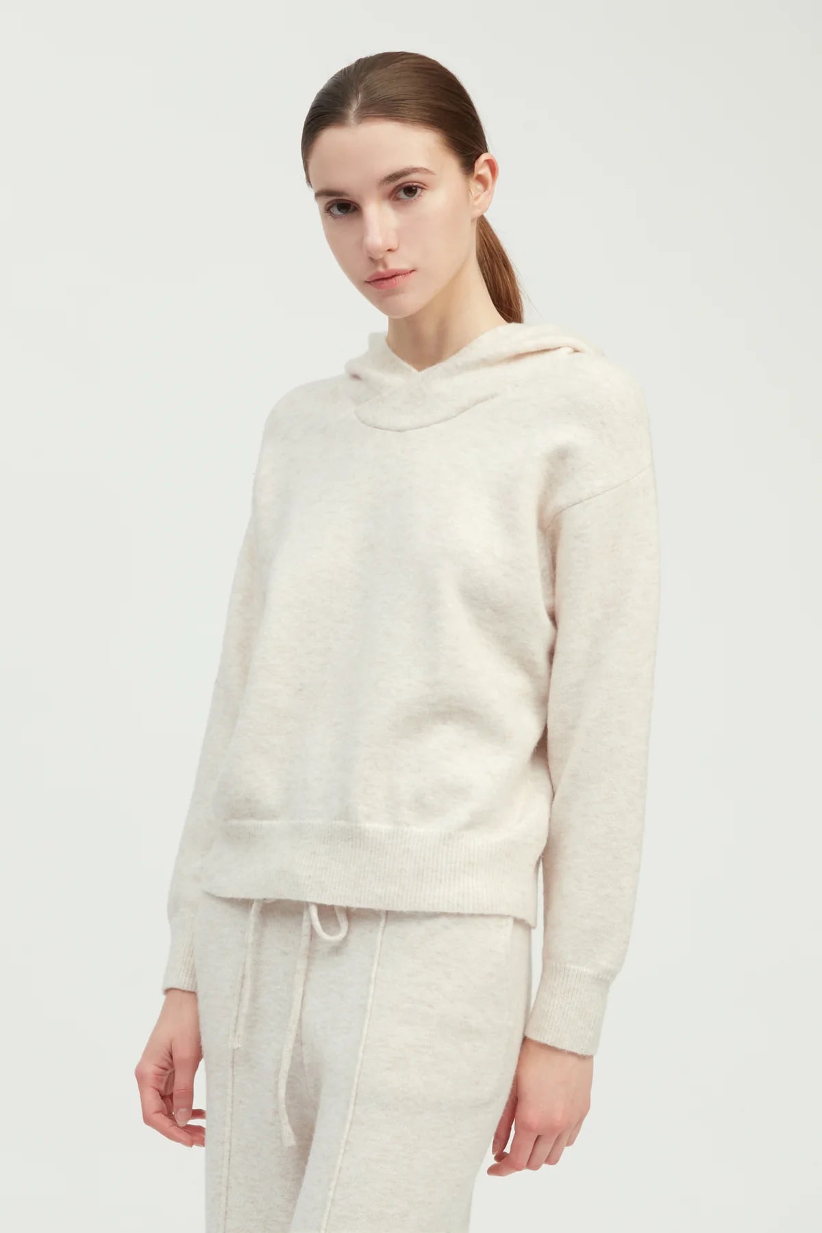 Soft Ease Hooded Knit Top