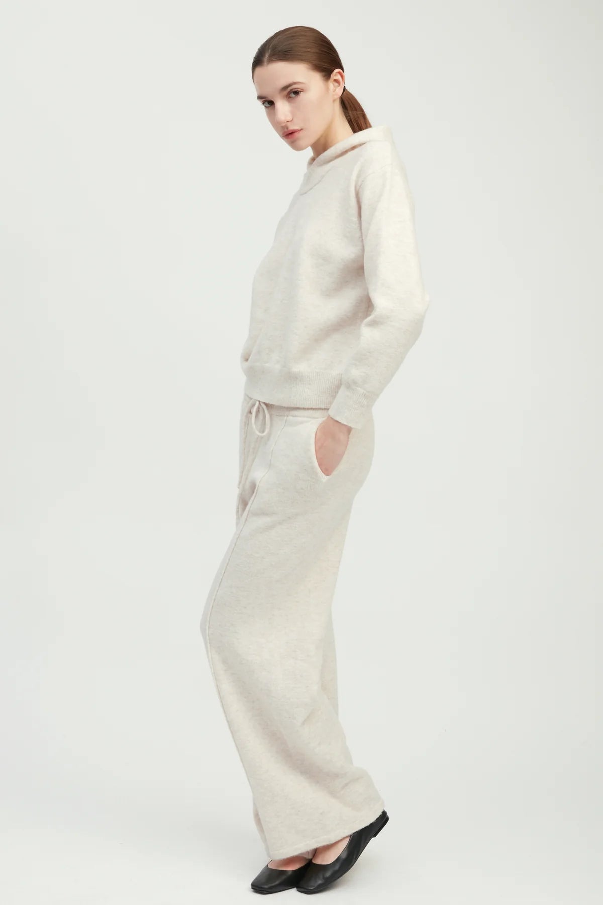 Soft Ease Hooded Knit Top