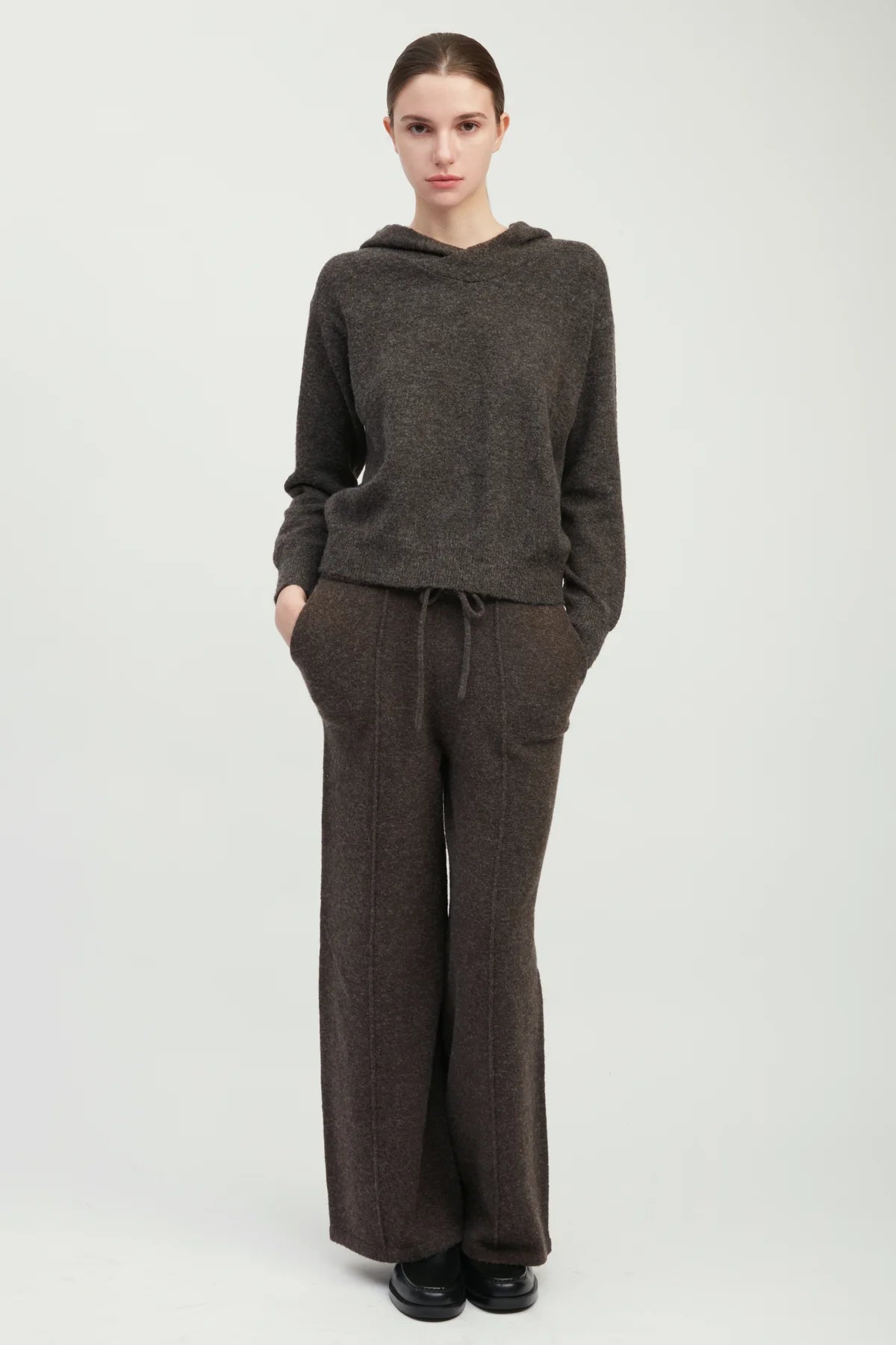 Soft Ease Hooded Knit Top