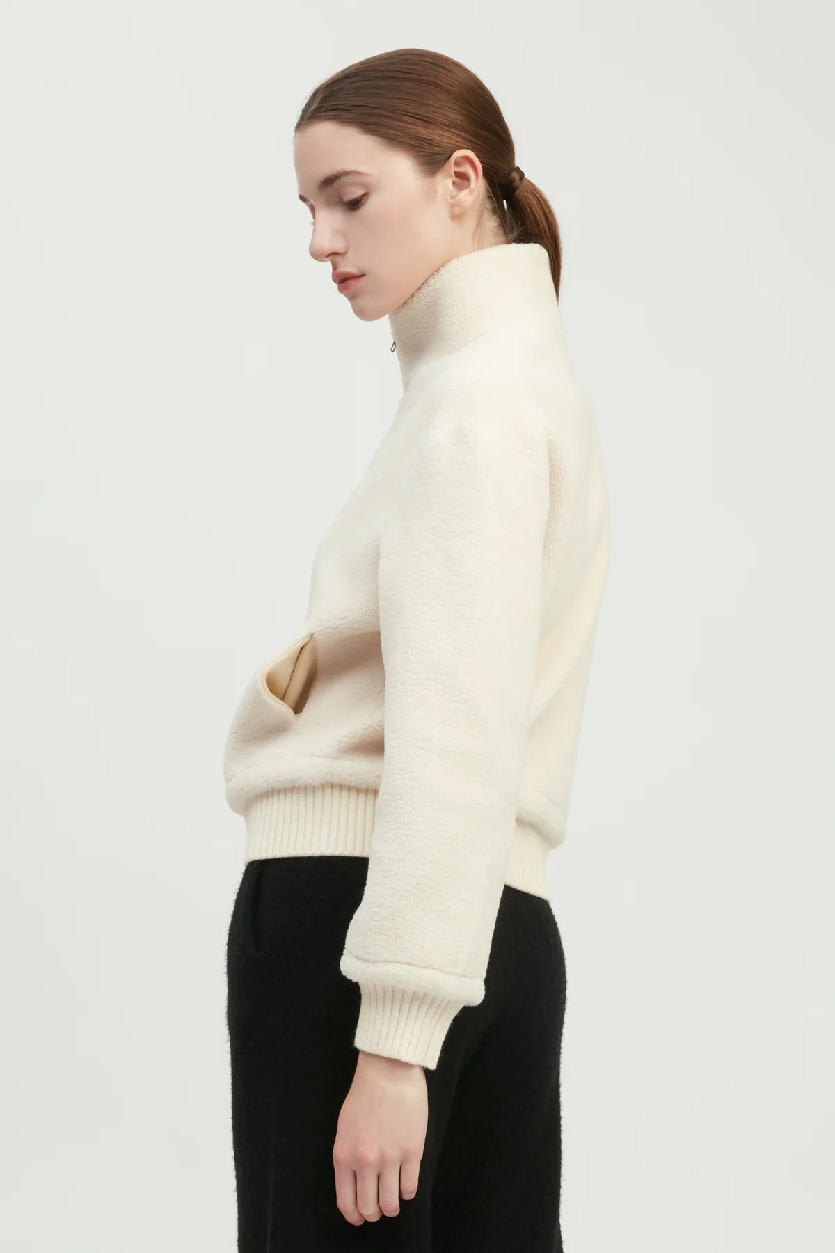 Teddy Sherpa Crop Bomber
