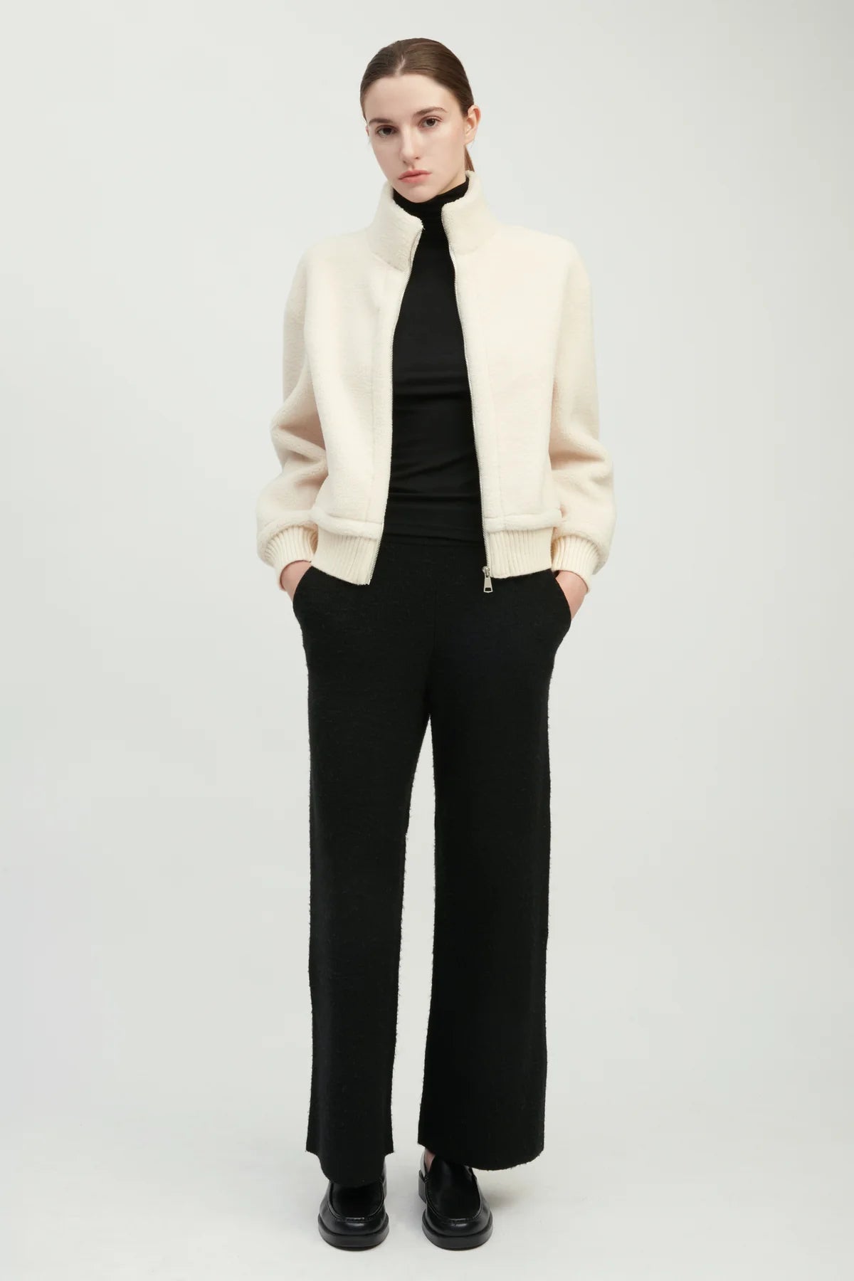 Teddy Sherpa Crop Bomber