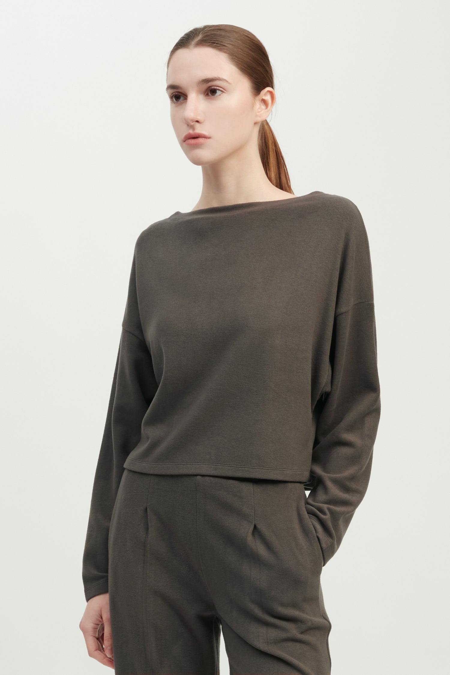 Effortless Crop Lounge Top