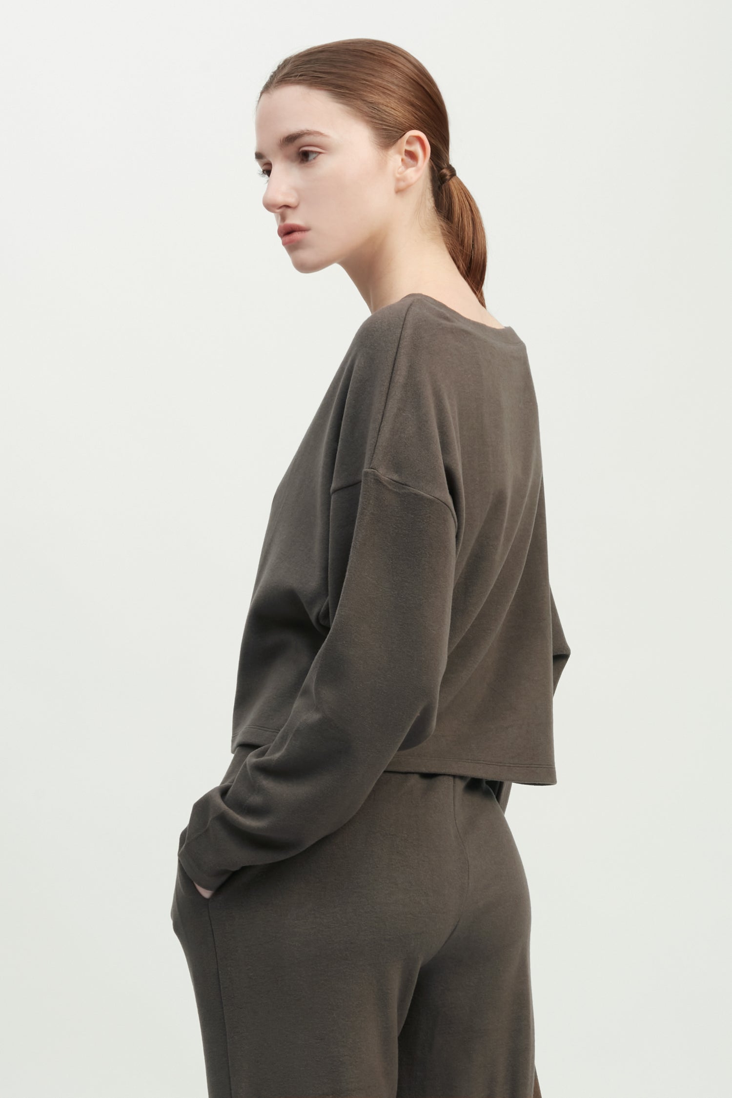 Effortless Crop Lounge Top