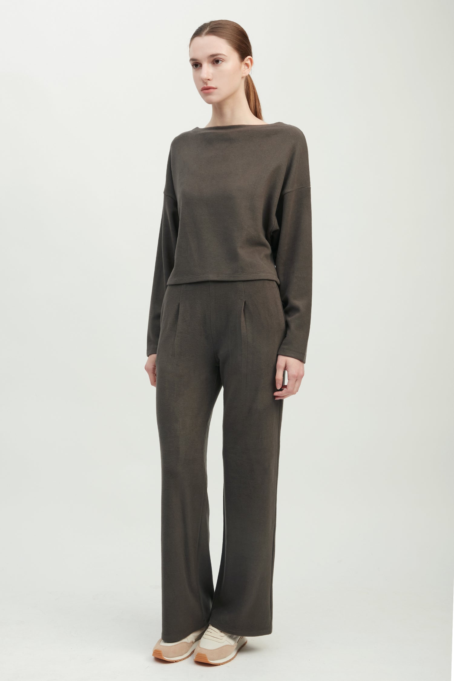 Effortless Crop Lounge Top