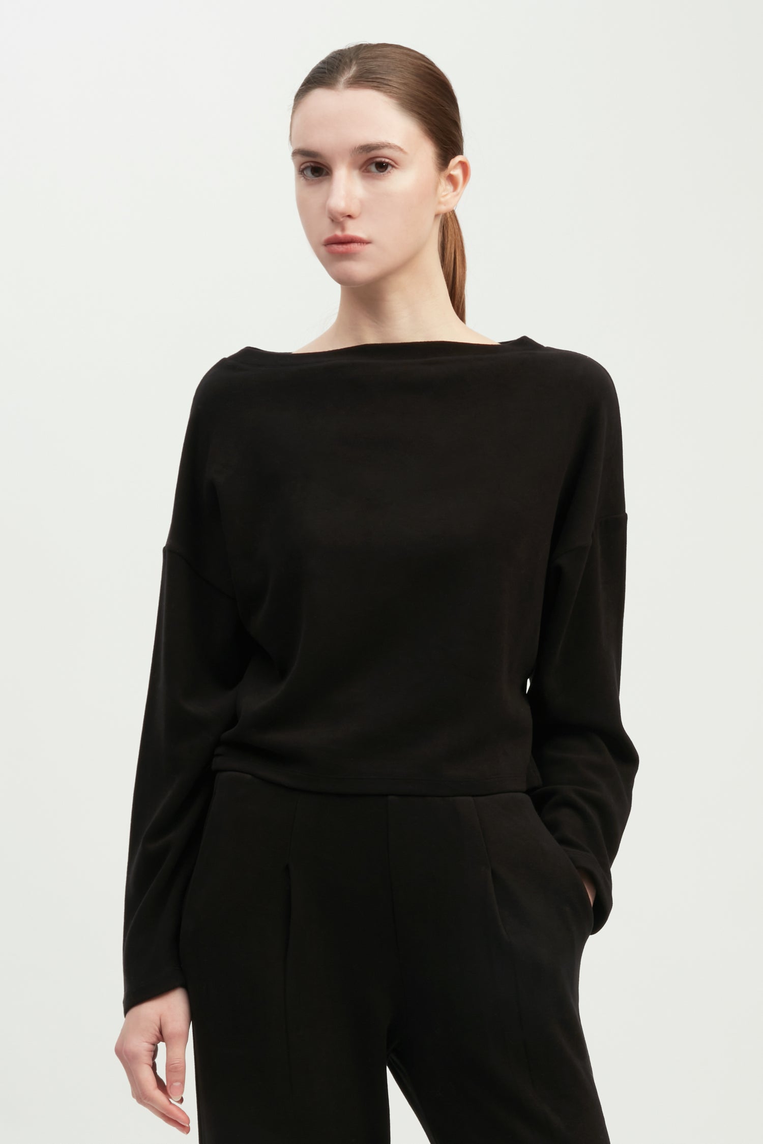 Effortless Crop Lounge Top