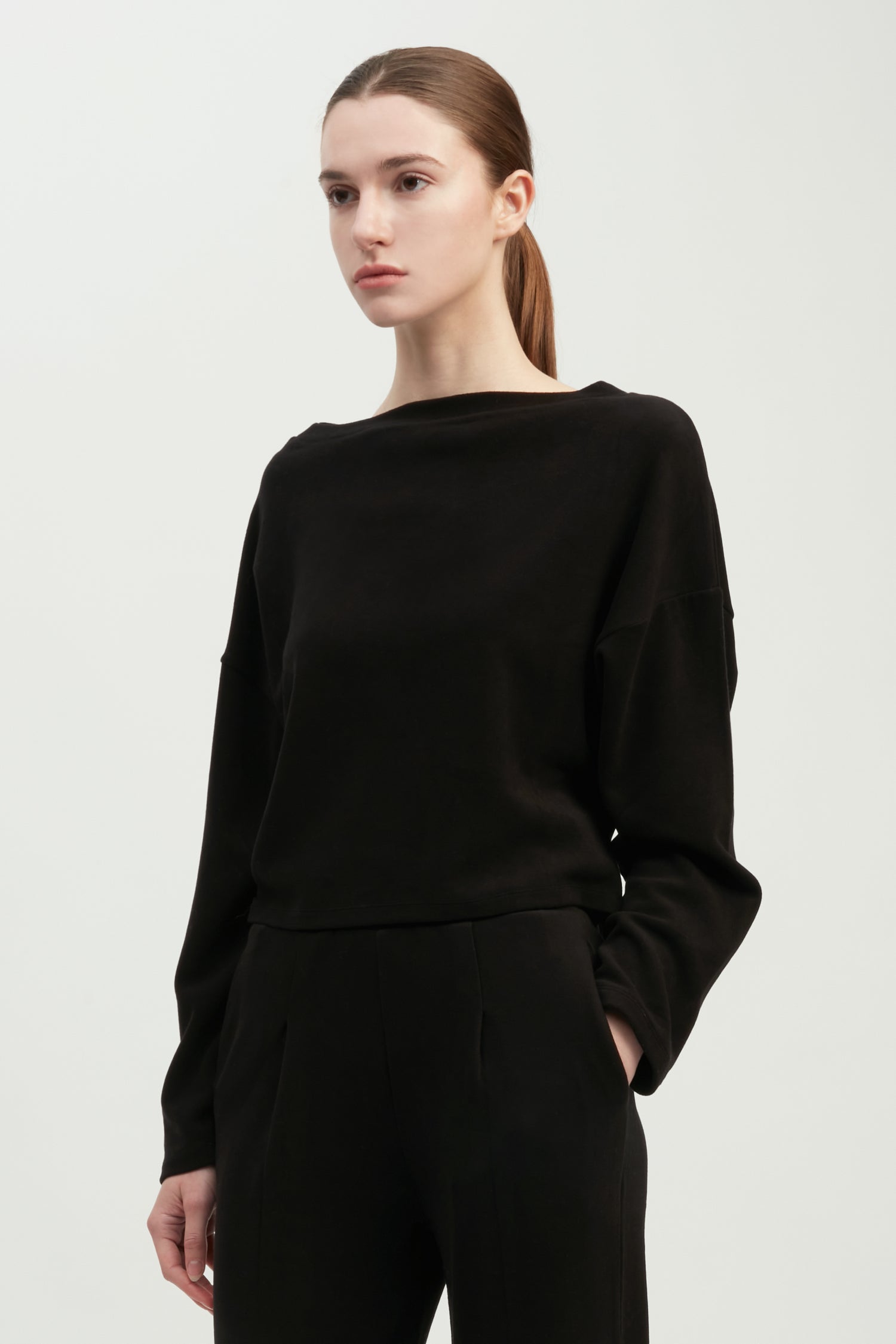Effortless Crop Lounge Top