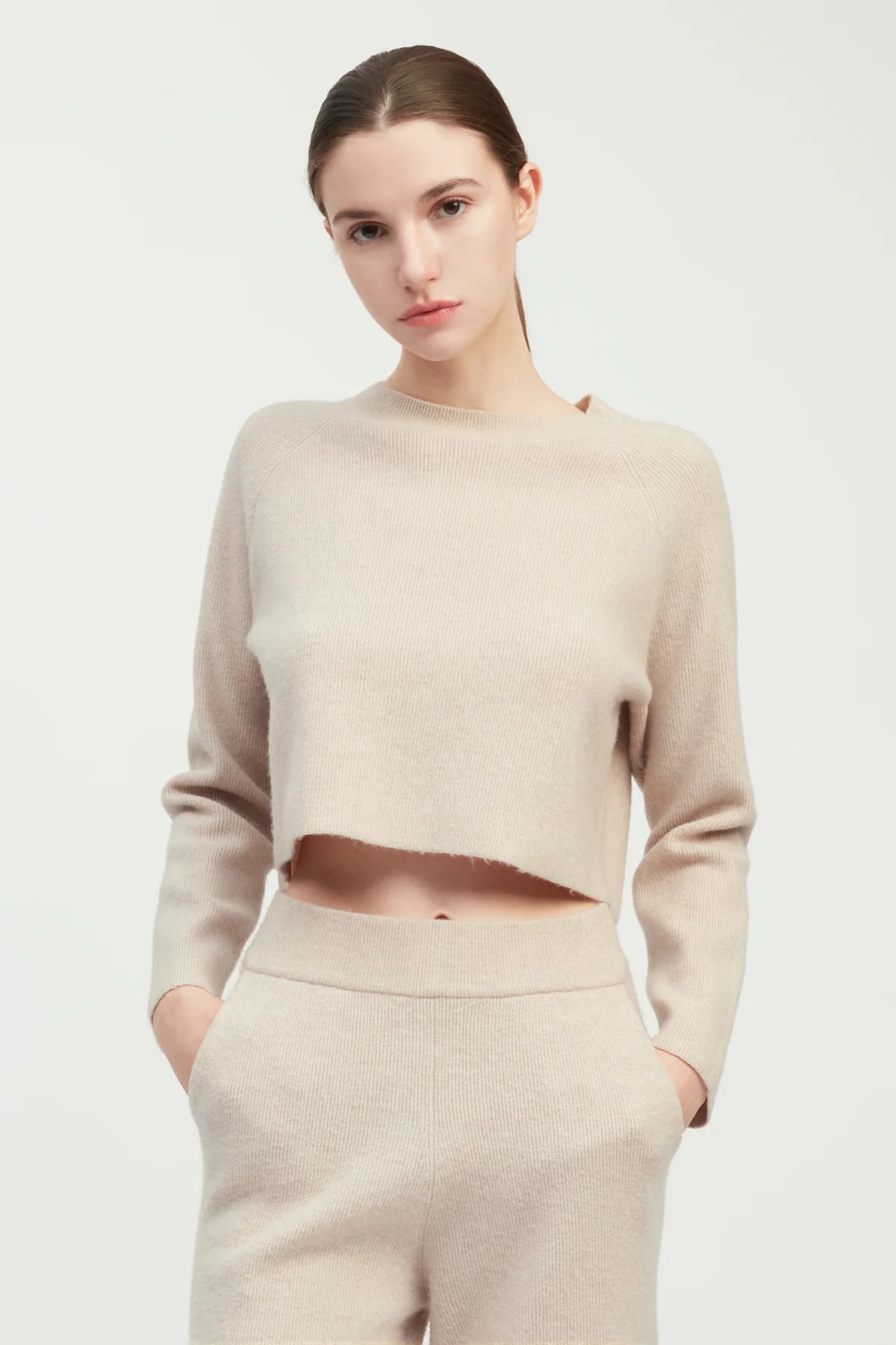 Crop Ribbed Sweater