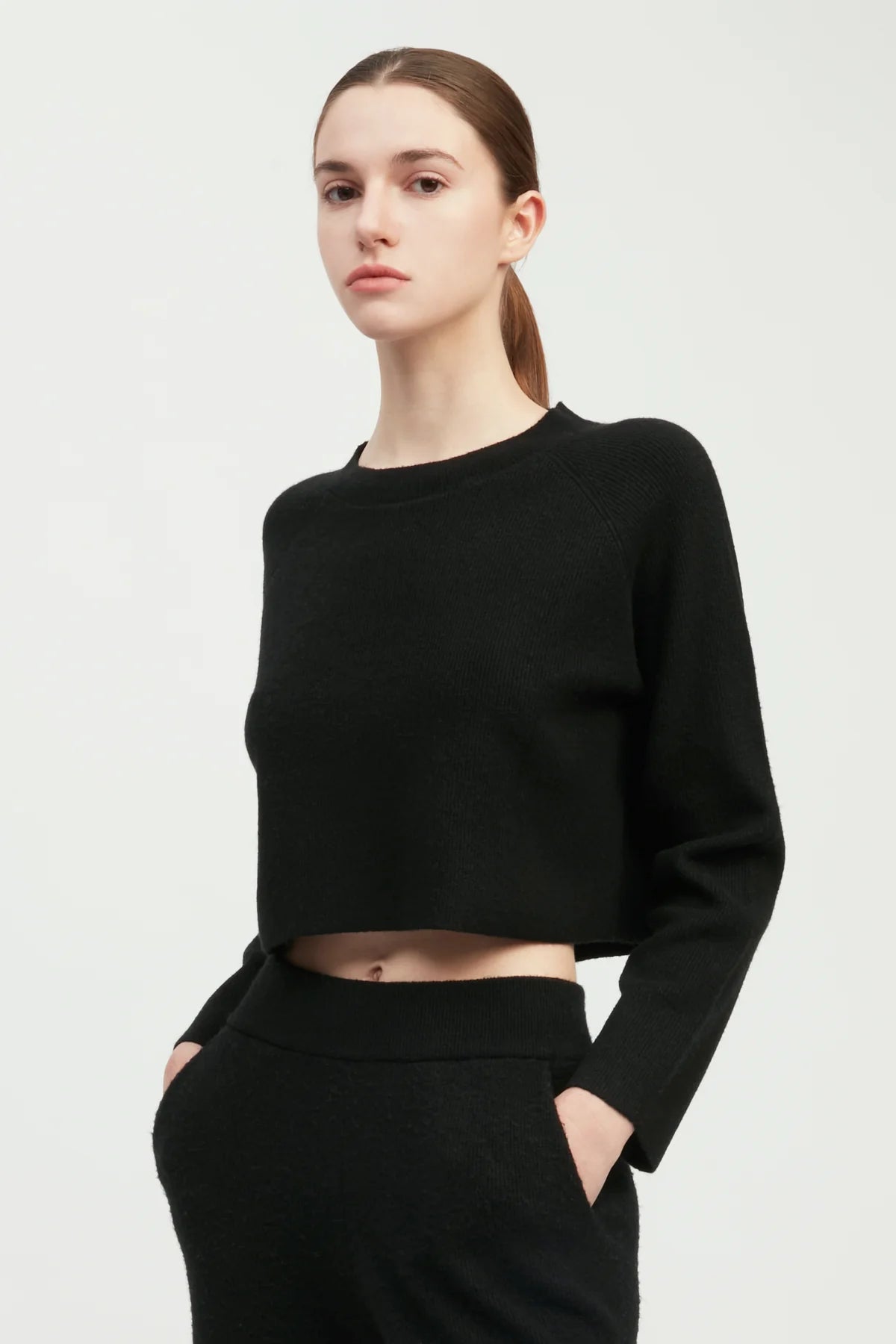 Crop Ribbed Sweater