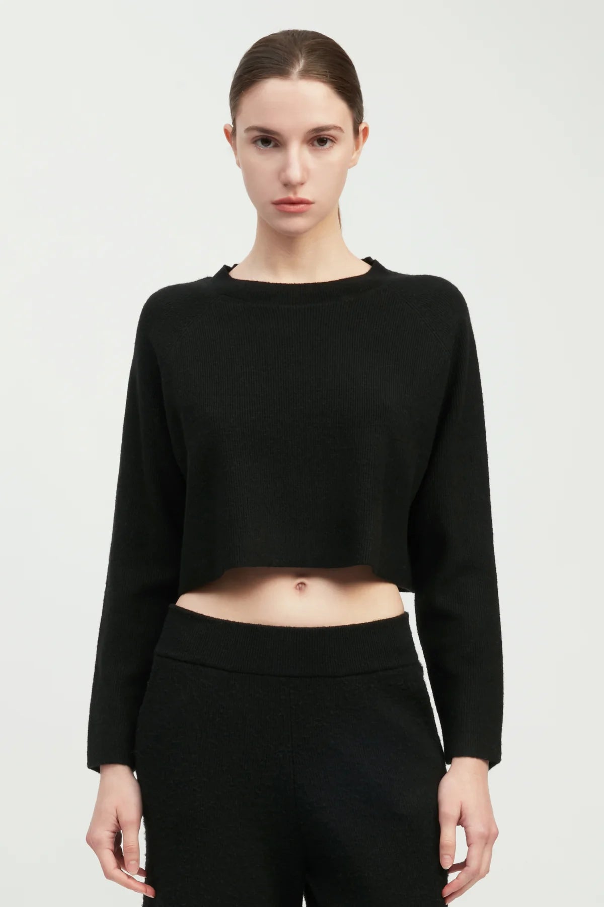 Crop Ribbed Sweater
