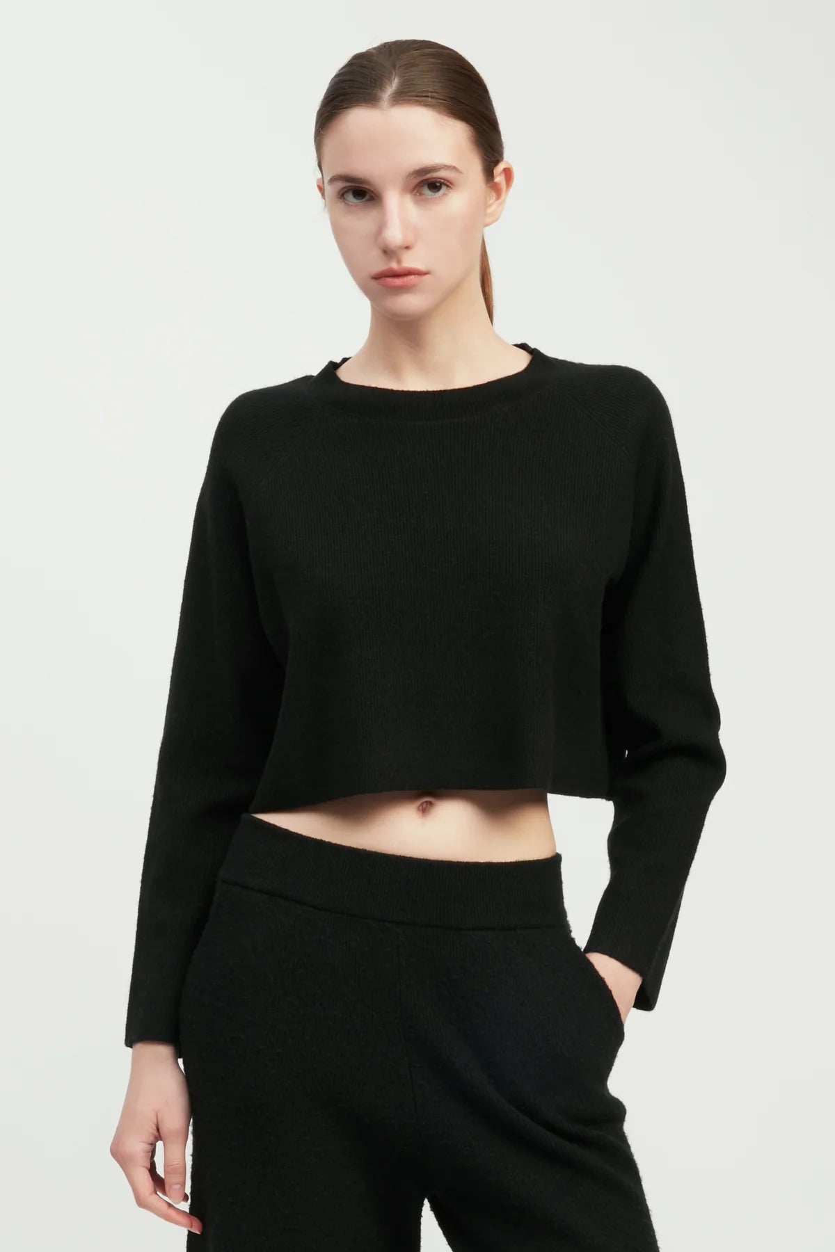 Crop Ribbed Sweater
