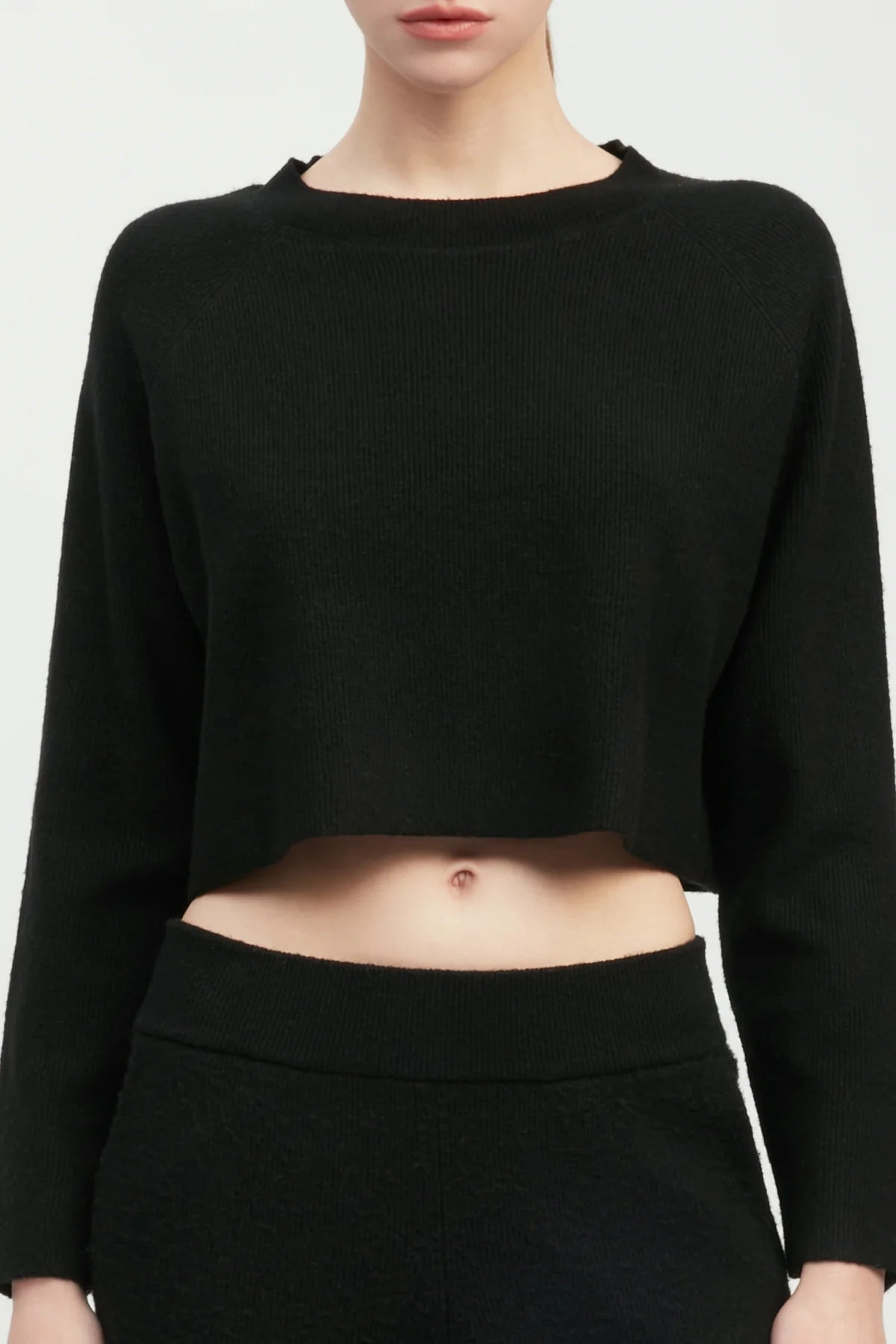Crop Ribbed Sweater