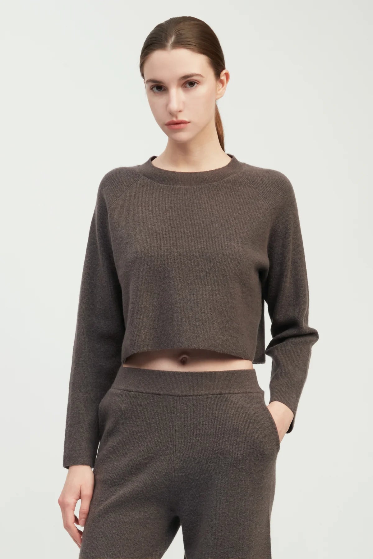 Crop Ribbed Sweater