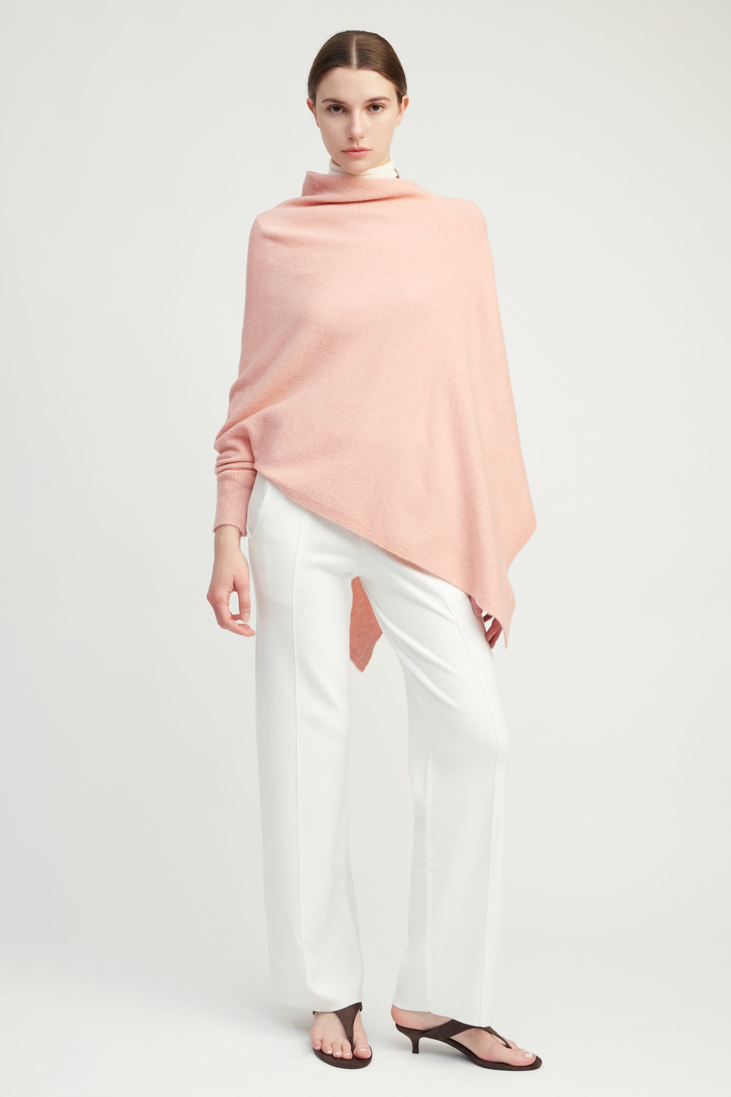 Basic Triangle Poncho with Sleeves