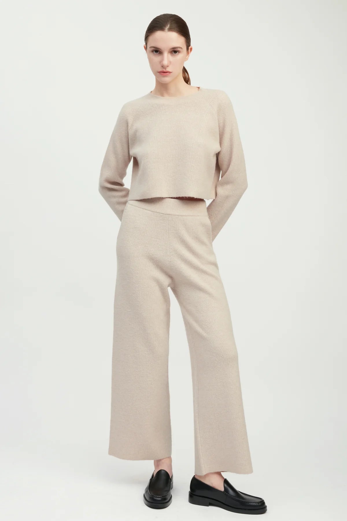 Wide Leg Knit Pants