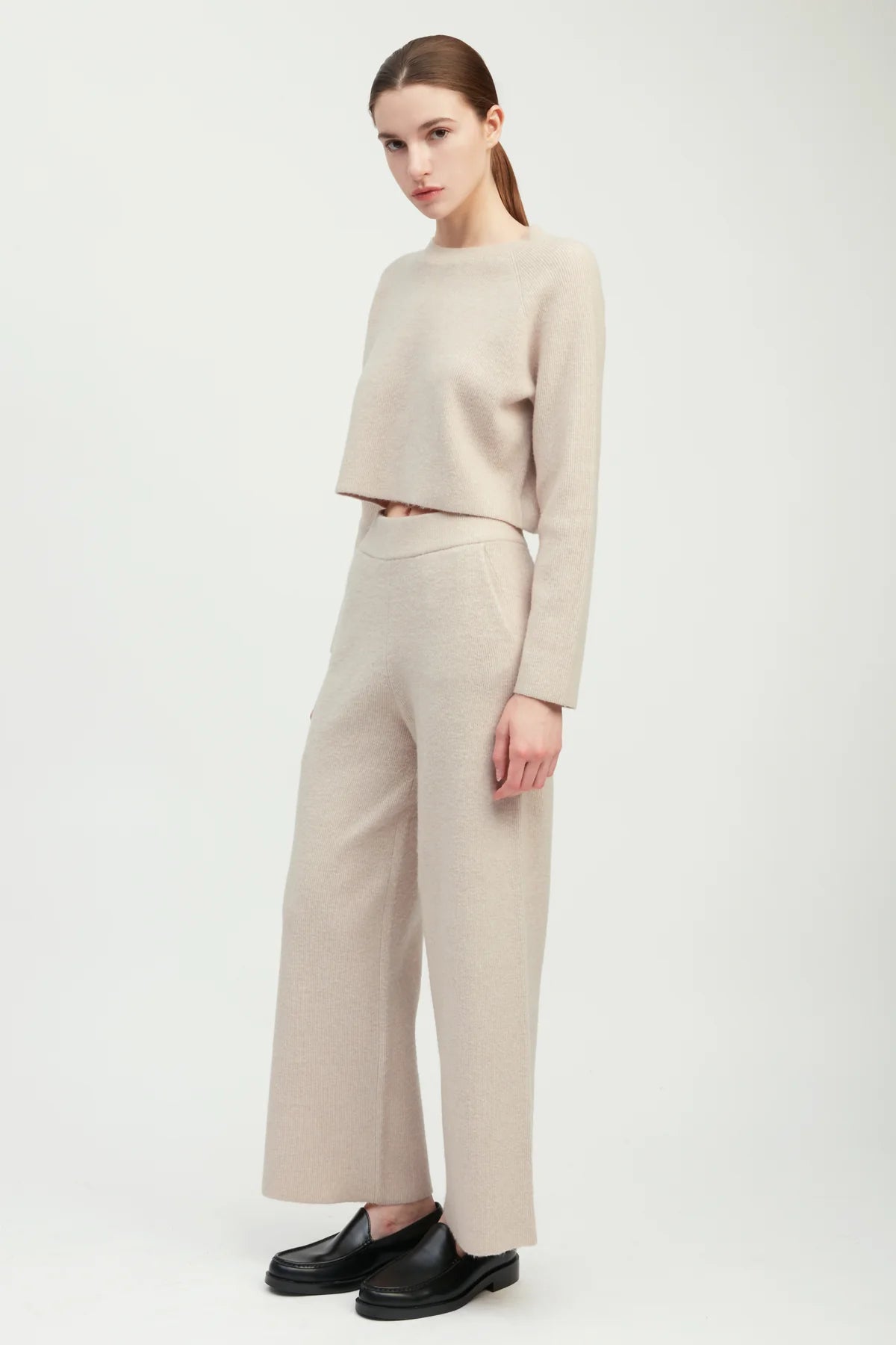 Wide Leg Knit Pants