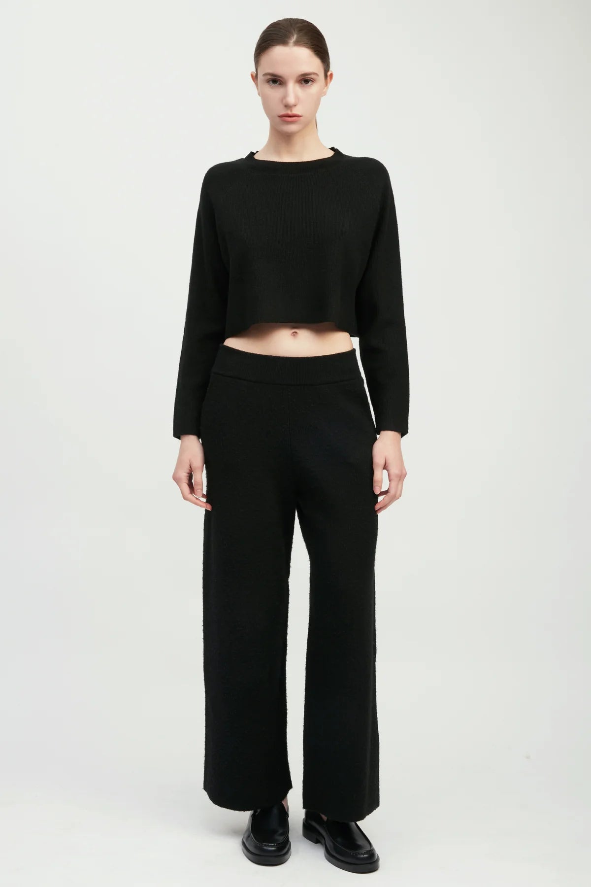Wide Leg Knit Pants