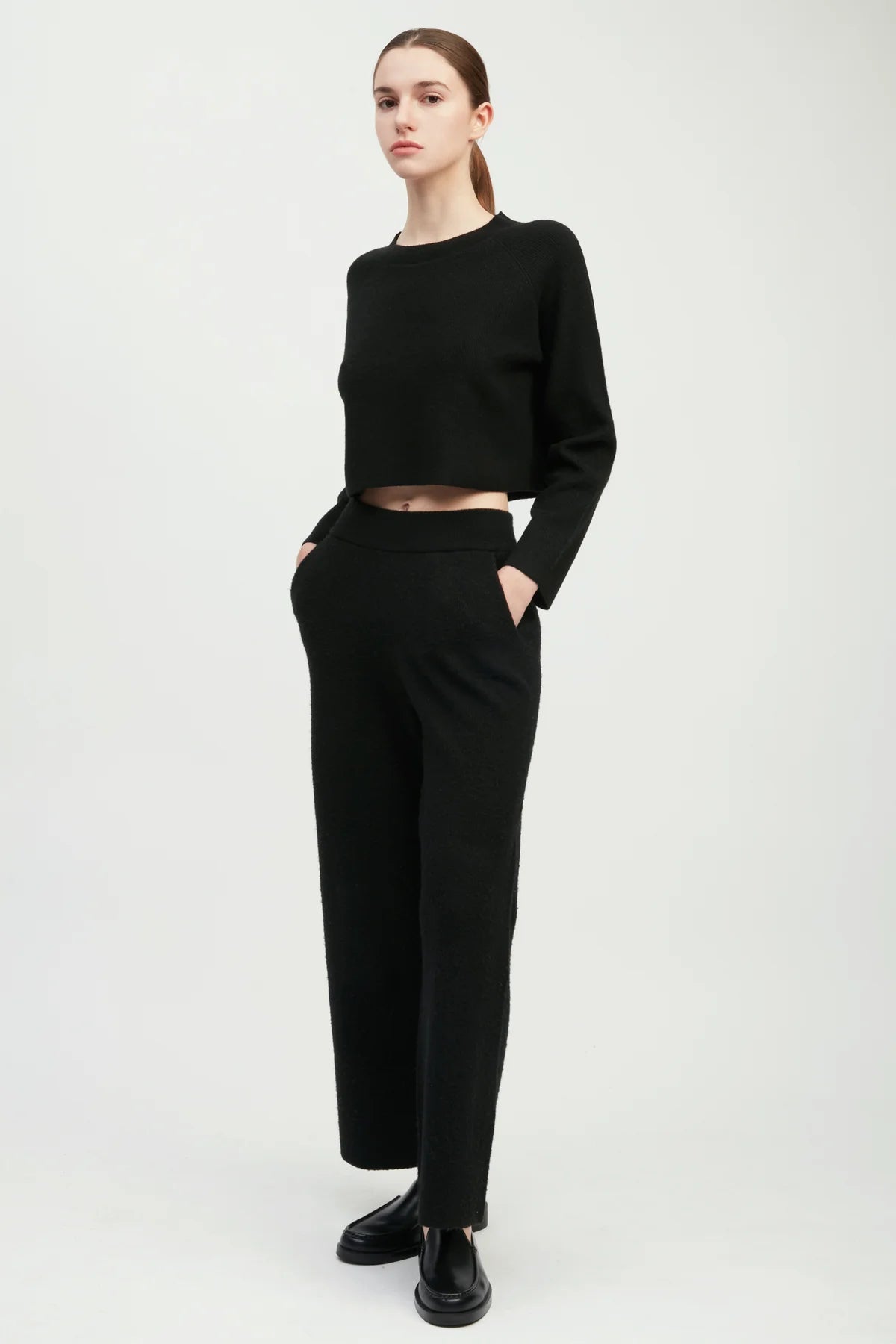 Wide Leg Knit Pants