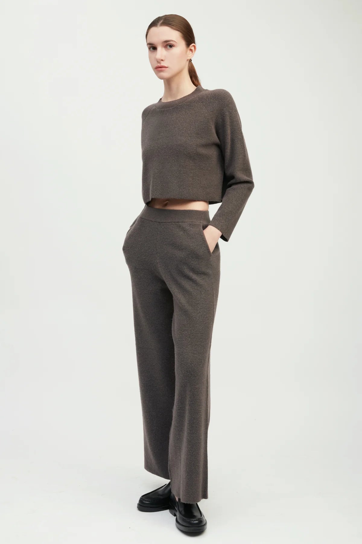 Wide Leg Knit Pants