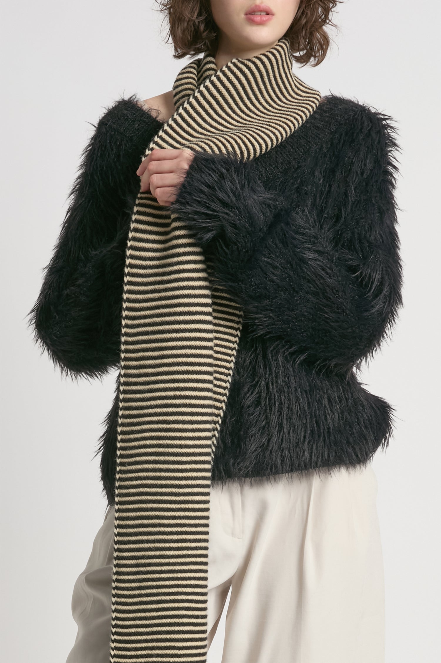 Striped Stitch Scarf