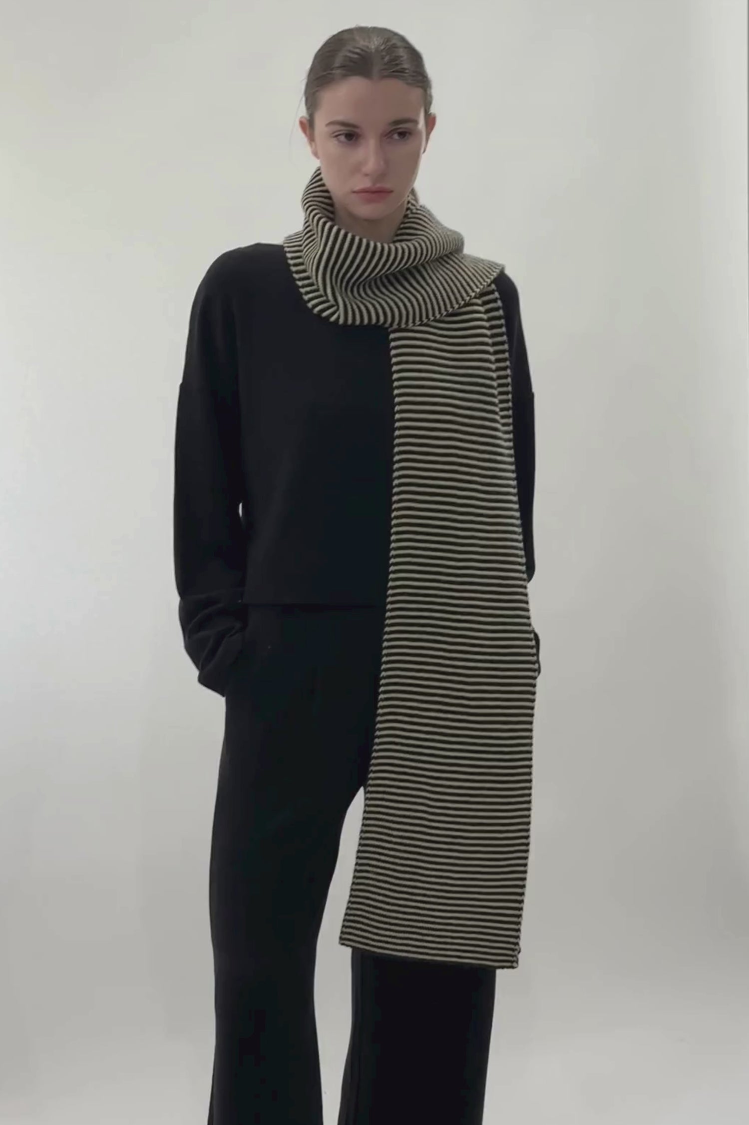Striped Stitch Scarf
